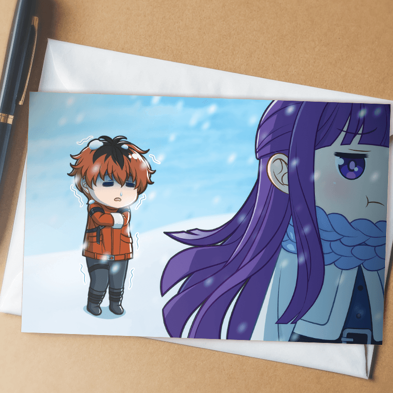 Freezing Stark Postcard