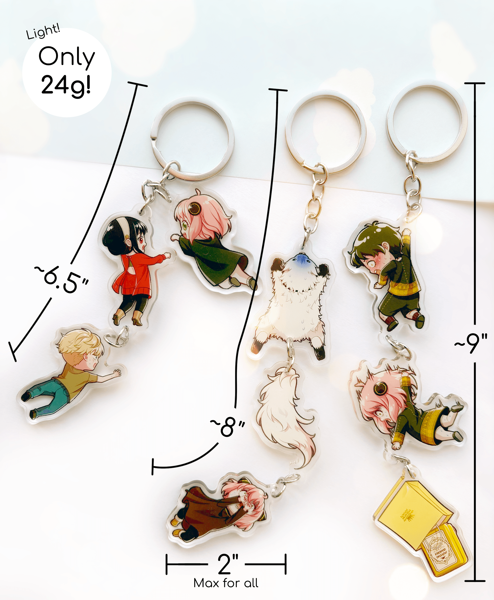 3-in-1 Connected Keychain